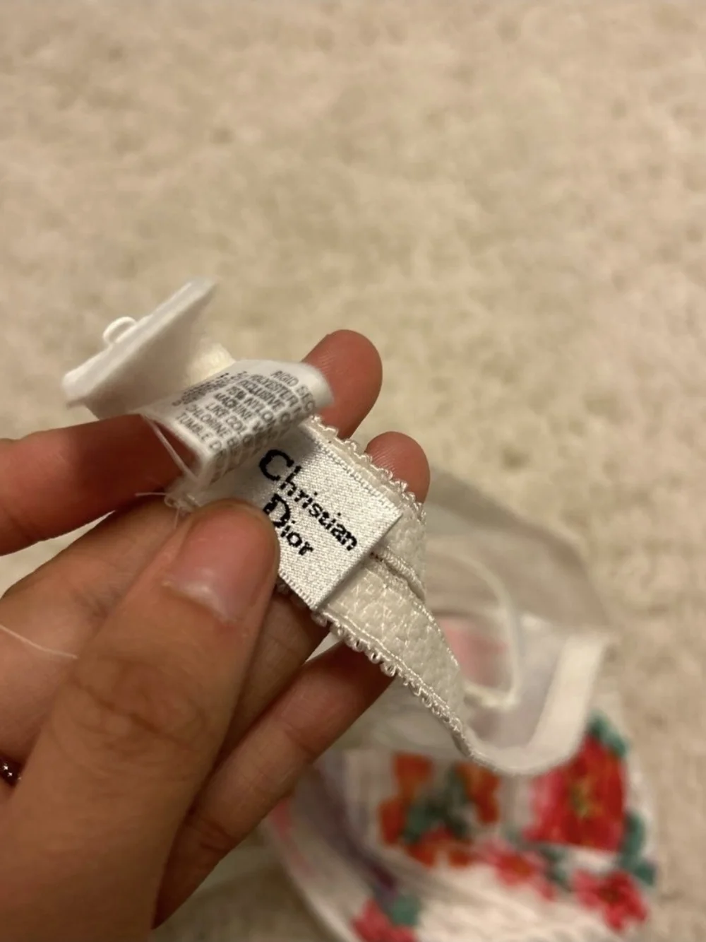 Dior underwire bra